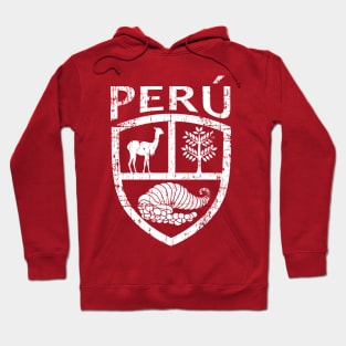 Perú - Escudo - Grunge Hoodie